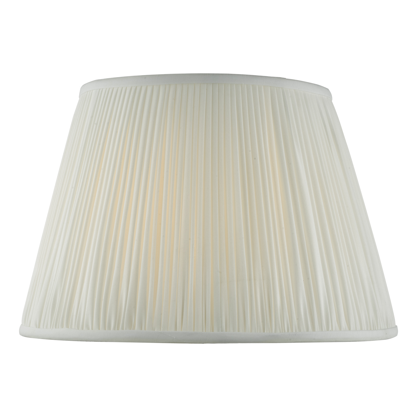 Ulyana Ivory Faux Silk Pleated Shade 35cm