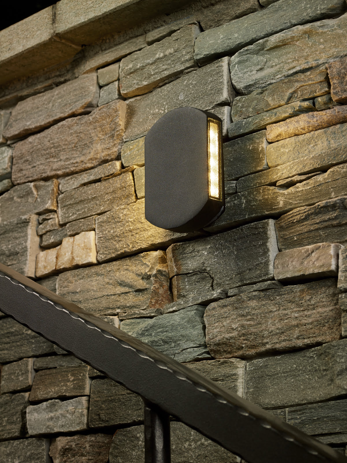 Vulcan Outdoor Wall Light Dark Grey IP44 LED