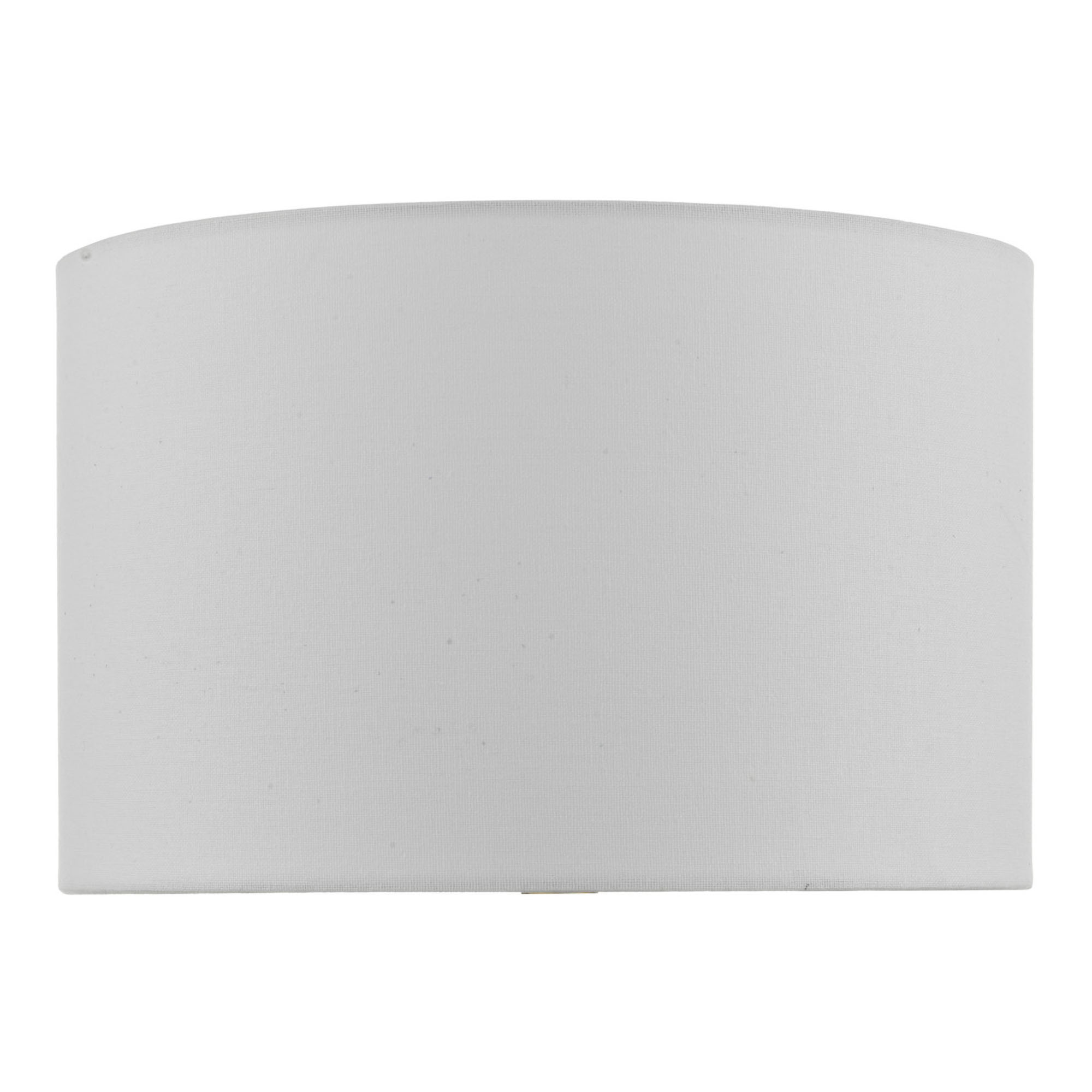 Weylin White Faux Silk Drum Shade 32cm