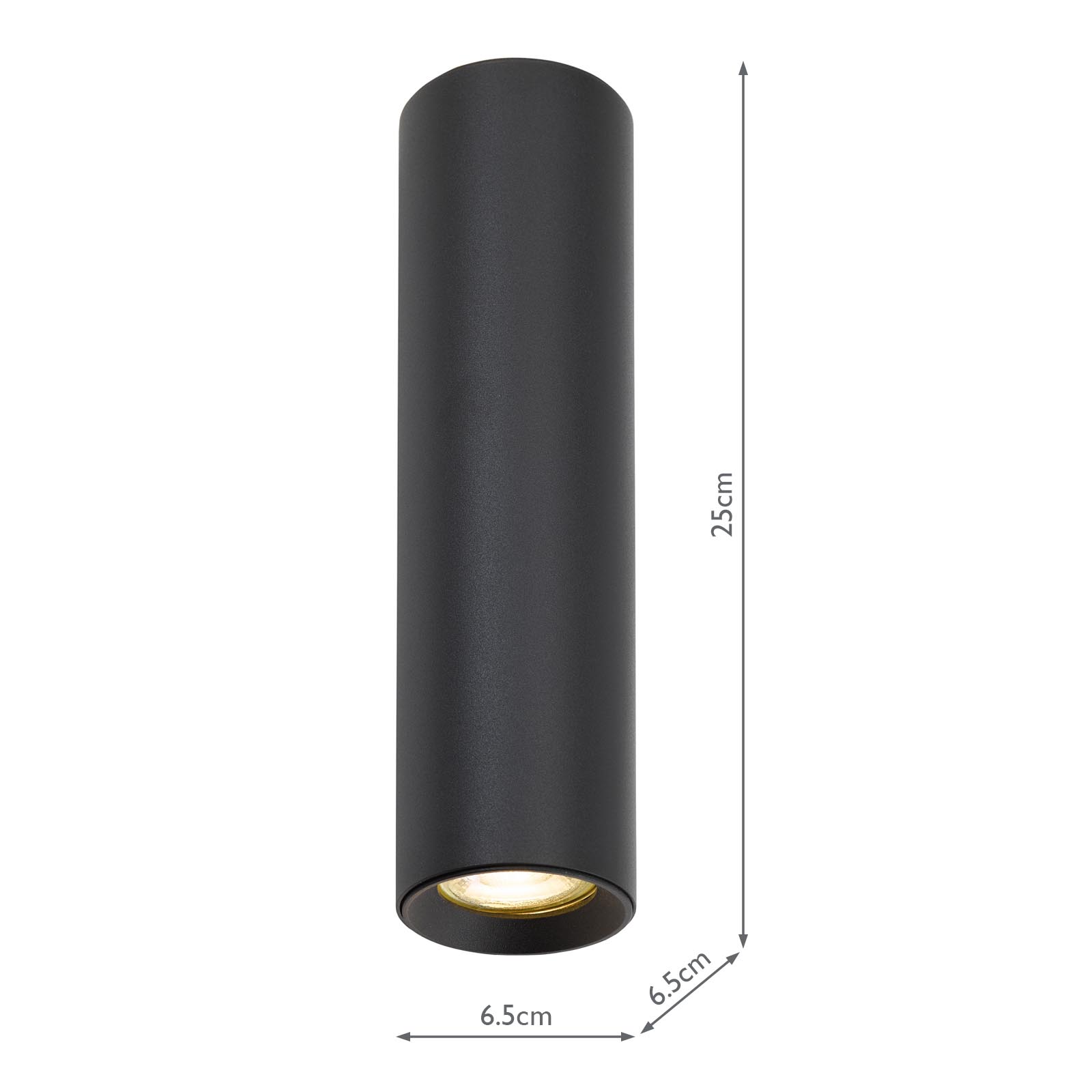 Yamis 2 Light Wall Washer Matt Black