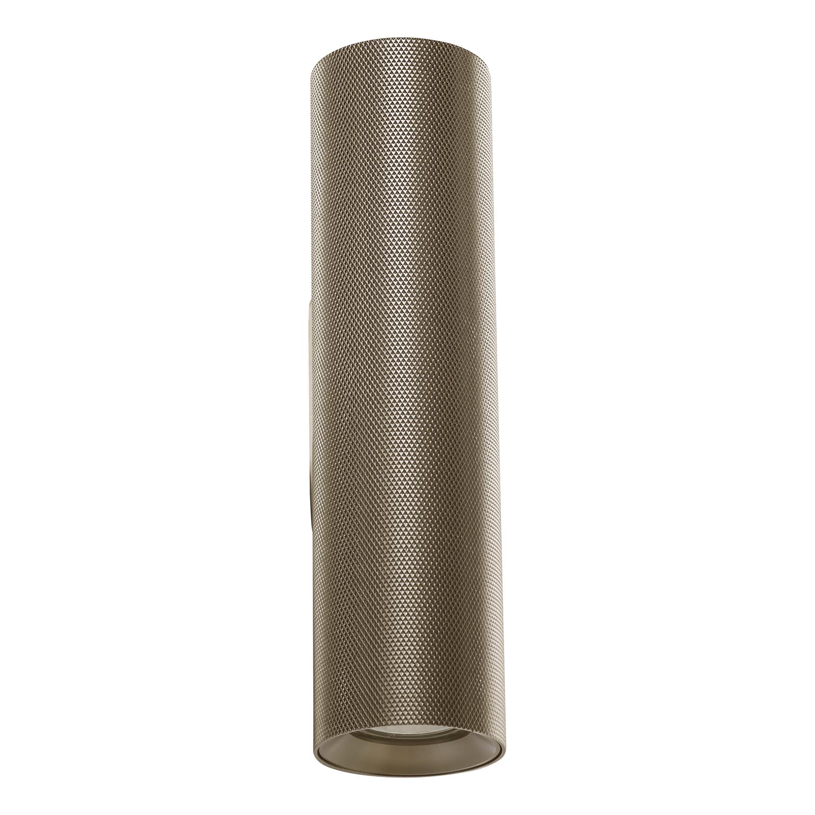 Yamis 2 Light Wall Light Knurled Bronze
