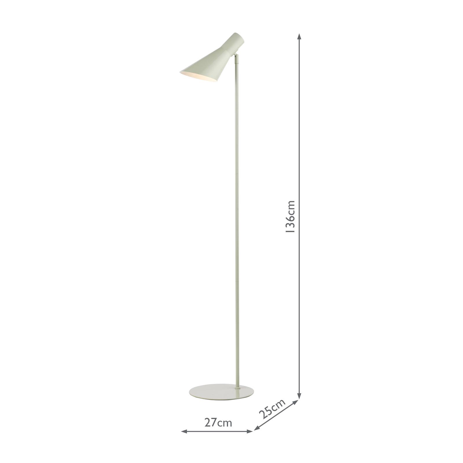 Zahira Task Floor Lamp Matt Green