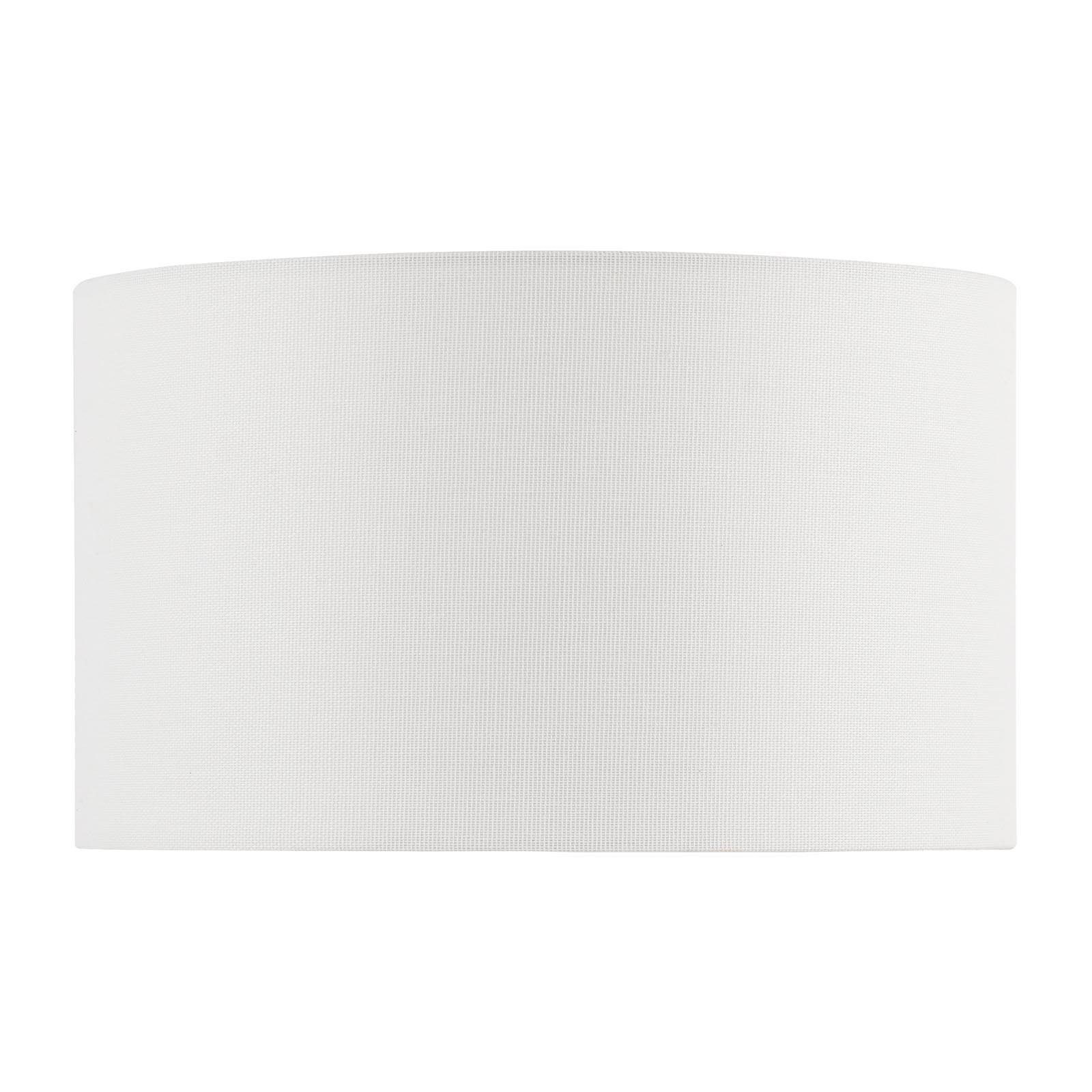 Zorin White Linen Drum Shade 24cm