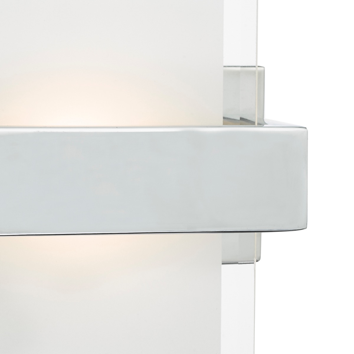 Apt Wall Washer Polished Chrome and White Glass LED
