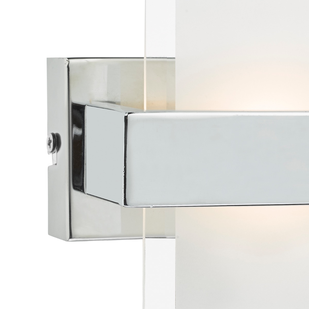 Apt Wall Washer Polished Chrome and White Glass LED