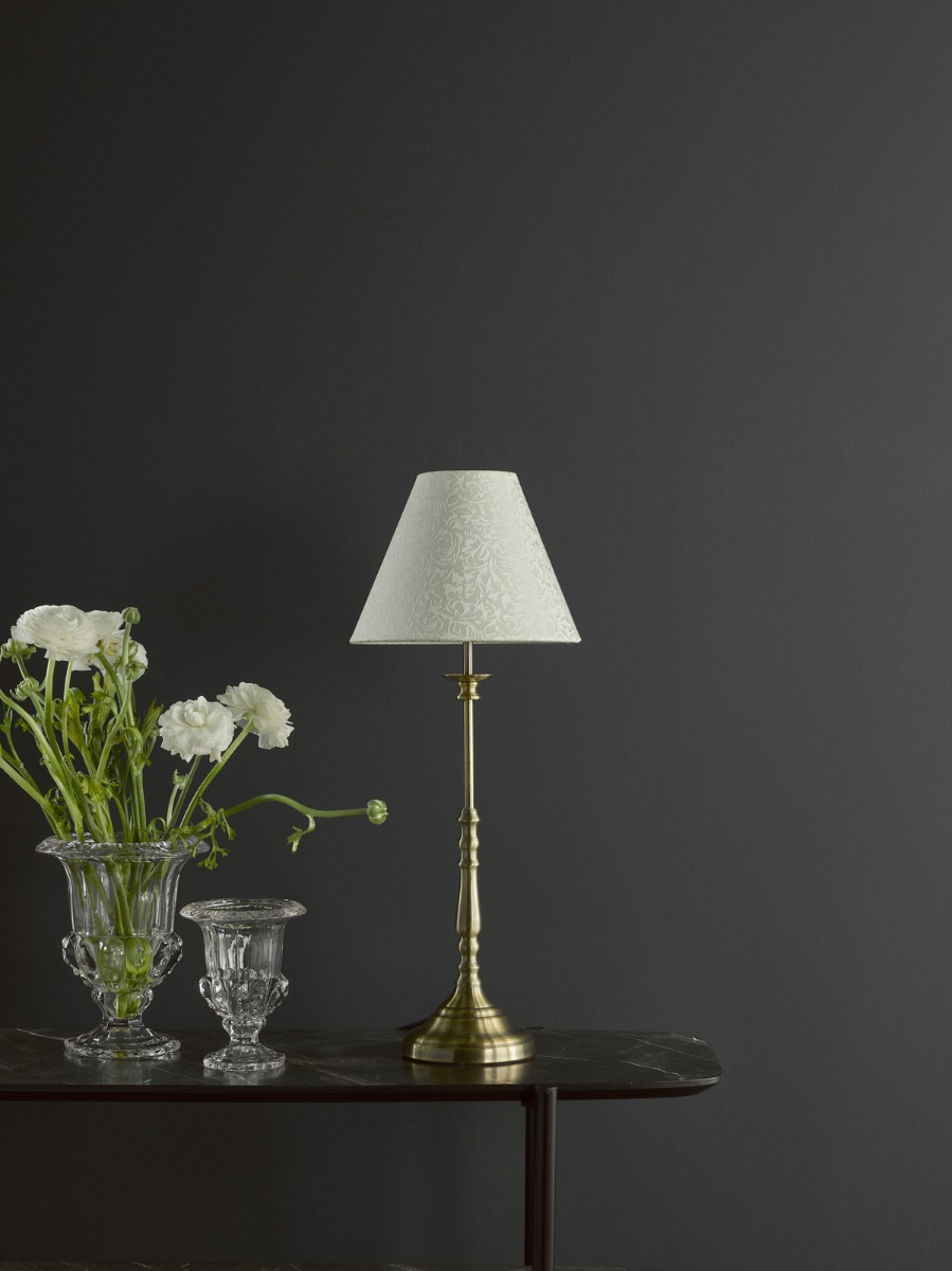 Blenheim Table Lamp Antique Brass With Shade (Multipack)