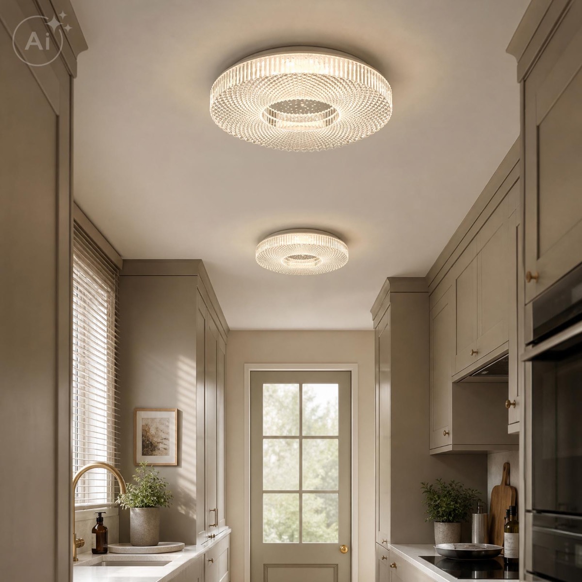 Cimona Small Flush Clear LED