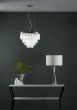 Fame 5 Light Pendant Glass and Polished Nickel