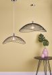 Onza Wire Easy Fit Pendant Shades Black (Twin Pack)