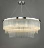 Alpheios 12 Light Chandelier Polished Chrome Glass