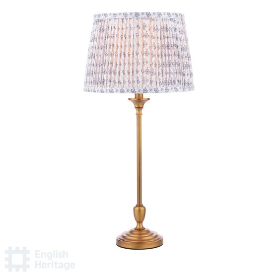 Belsay Hall Table Lamp Antique Bronze With Shade