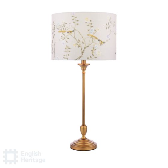 Belsay Hall Table Lamp Antique Bronze With Shade