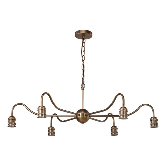 Caliro 6 Light Pendant Antique Bronze Fitting Only