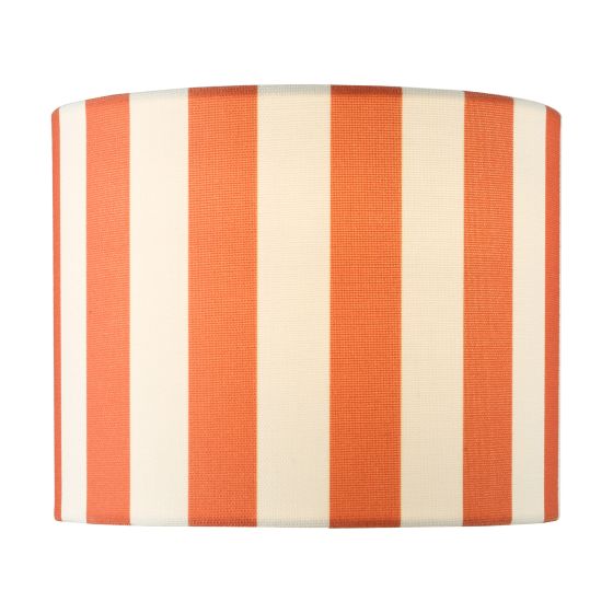 Cicada Orange Linen Drum Shade 20cm