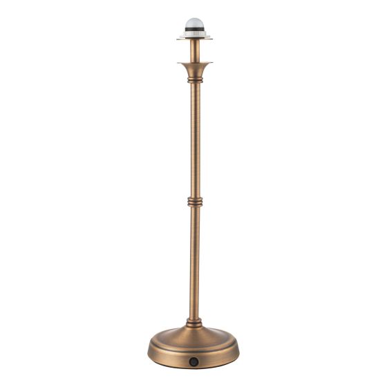 Dahl Rechargeable Table Lamp Antique Bronze Base Only LED