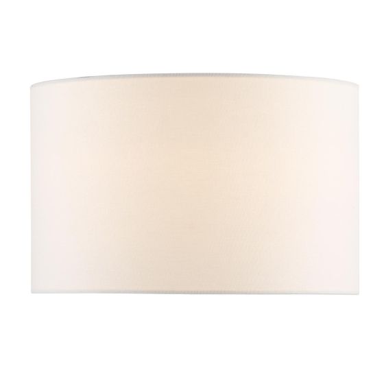 Desirus Ivory Linen Drum Shade 32cm
