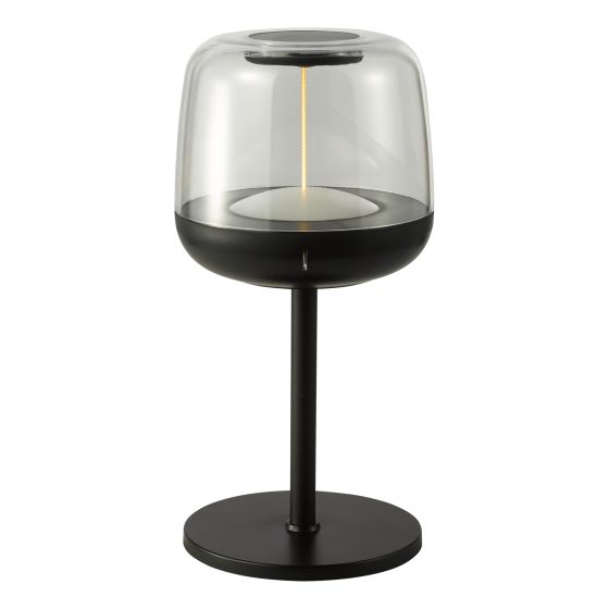 Ezera Rechargeable Outdoor Table Lamp Black LED IP44