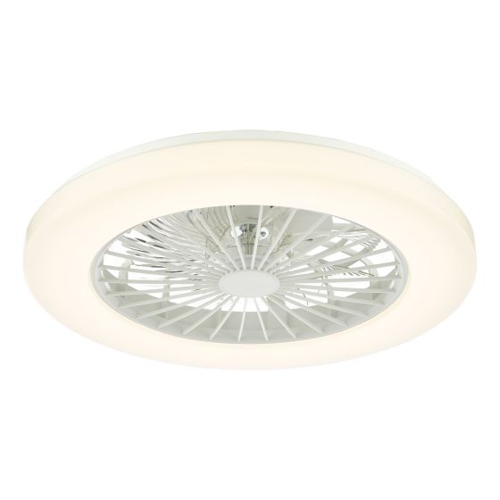 Ceiling Fan Flush White Fitting Only LED