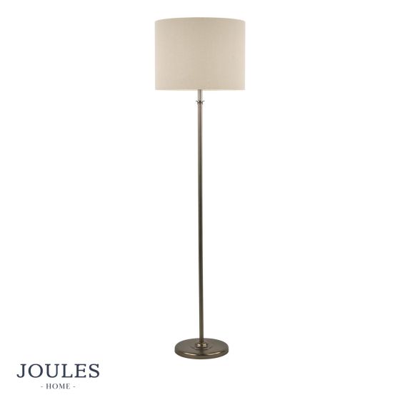 Joules Farley Floor Lamp Satin Bronze With Shade