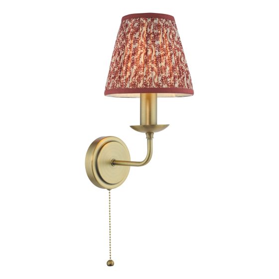 Favian Wall Light Matt Bronze With Shade