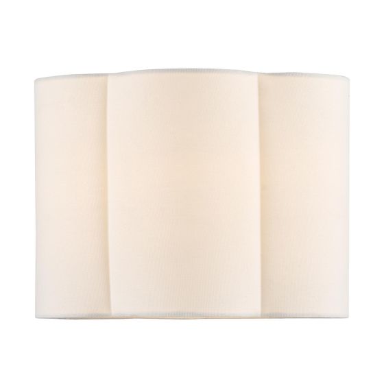 Fiyan Ivory Linen Scalloped Shade 30cm