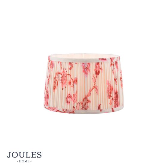 Joules Folly Pink Cotton Tapered Drum Shade 25cm