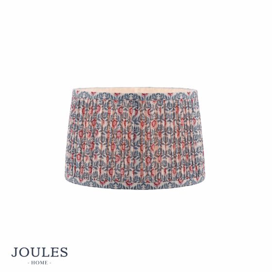 Joules Folly Multi Coloured Cotton Tapered Drum Shade 25cm