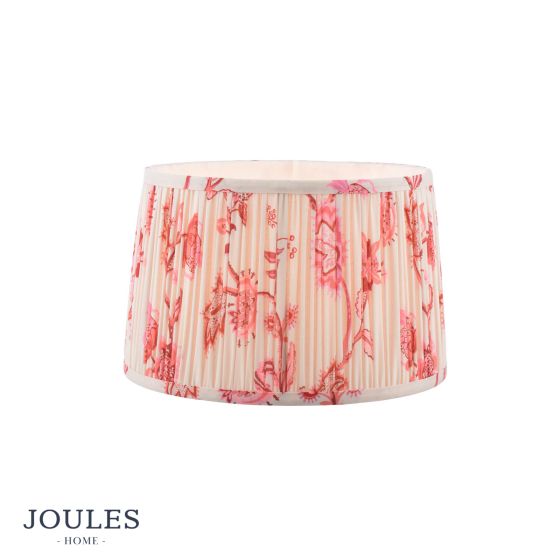Joules Folly Pink Cotton Tapered Drum Shade 30cm