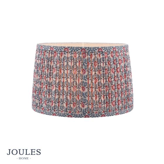 Joules Folly Multi Coloured Cotton Tapered Drum Shade 30cm