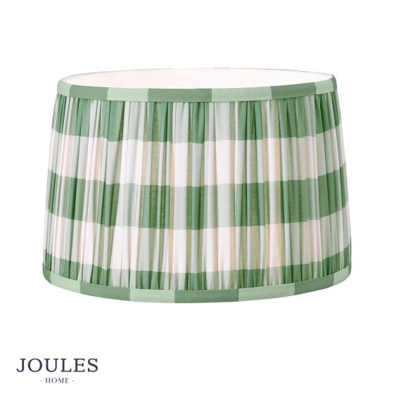Joules Folly Green Gingham Print Shade 30cm