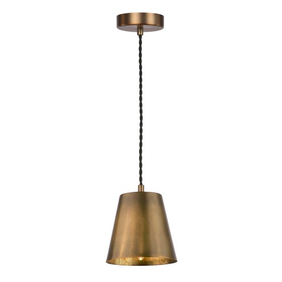 Hadano Pendant Antique Bronze with Antique Bronze Metal Shade