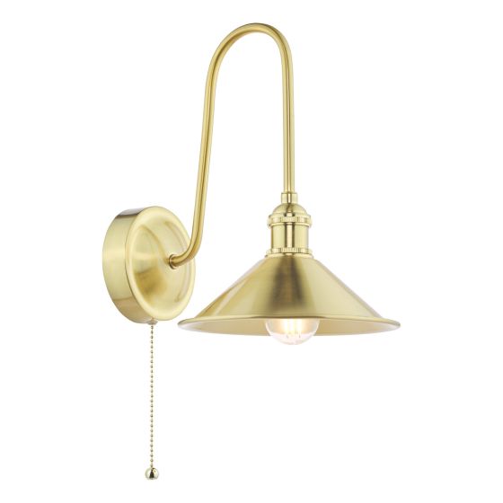 Hadano Wall Light Natural Brass and Aged Brass