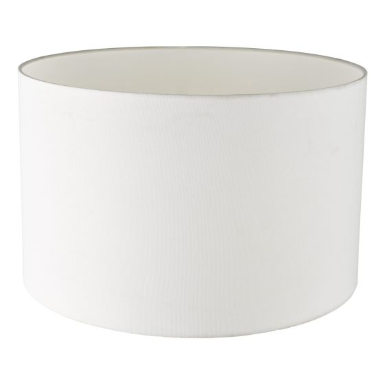 Havanna White Linen Drum Shade 46cm