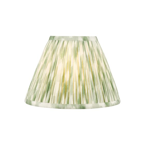 Ikat Green Cotton Empire Shade 25cm