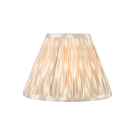Ikat Taupe Cotton Empire Shade 25cm