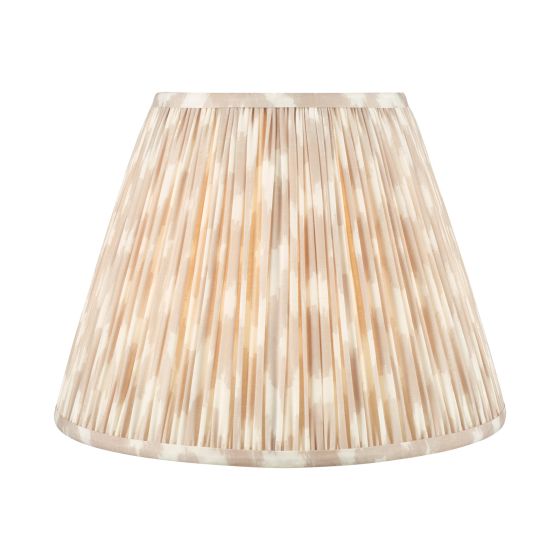 Ikat Taupe Cotton Empire Shade 35cm