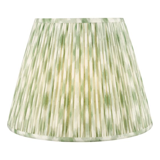 Ikat Green Cotton Empire Shade 40cm
