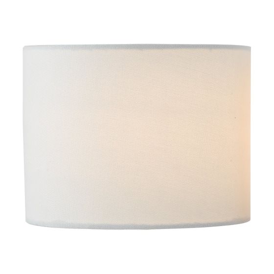 Inci Ivory Cotton Drum Shade 18cm