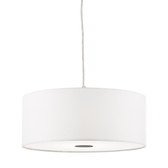 Isla Easy Fit Pendant Ivory and Black Shade 40cm