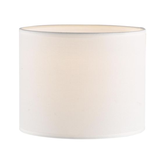 Itala Ivory Cotton Drum Shade 20cm