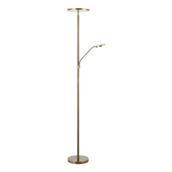 Kamika Mother & Child Floor Lamp Antique Brass LED