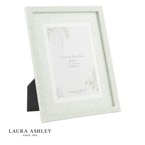 Laura Ashley Little Vines Photo Frame Green 5" x 7"