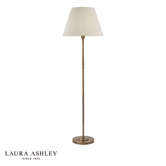 Laura Ashley Denston Floor Lamp Antique Bronze With Shade