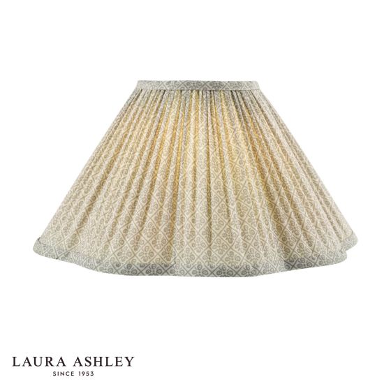 Laura Ashley Longcroft Natural Cotton Scalloped Shade 40cm/16 Inch