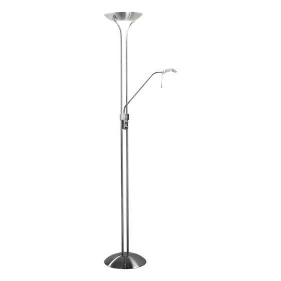 Montana Mother & Child Floor Lamp Satin Chrome