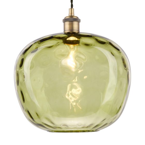 Ochon Easy Fit Pendant Green Glass