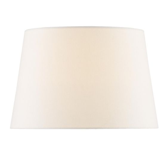 Omari Ivory Linen Tapered Drum Shade 35cm