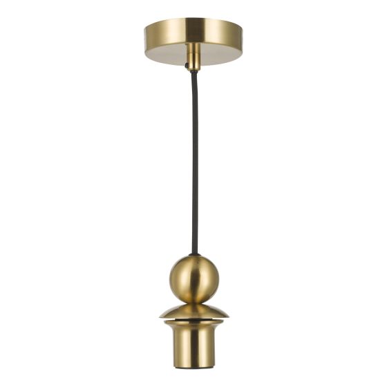 1 Light E27 Satin Brass Suspension