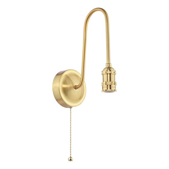 Tall Wall Light Natural Brass Bracket Only