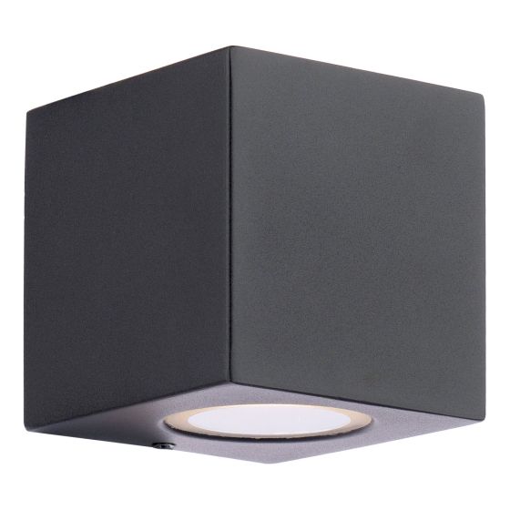 Tiva Outdoor Wall Light Matt Black IP54